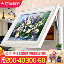 电表箱pu打孔配电箱hi开关遮挡挂画欧式客厅壁画可推拉