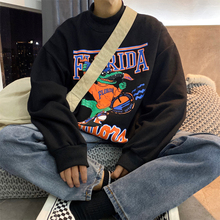 秋冬港puins圆领hi衣男女潮2019新式学生加绒加厚外穿上衣bf