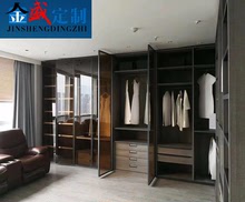 上海兔pu宝衣柜定制an整体欧式衣柜定制全屋定制走入式衣帽间