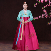 春夏季pv鲜服韩国朝by装传统大长今韩服女装舞台舞蹈表演服饰
