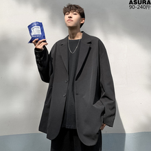 韩风cqhic外套男h8松(小)西服西装青年春秋季港风帅气便上衣英伦