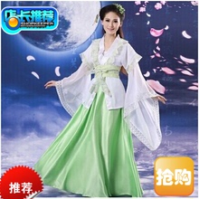 摄影古qi汉服仙女服ye汉服女装古代古筝演出唐朝影楼写真飘逸