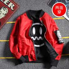 男童外qi中大童秋装ye面穿棒球服男孩冲锋衣春秋上衣