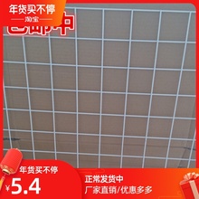 白色加qs网片网格展cj市铁丝货架上墙婚礼装饰铁网展架幼儿园