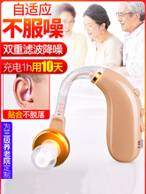 一秒正qu助听器老的en聋耳背式声音放大器隐形年轻中老年的XC