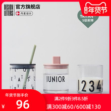 丹麦dqysignlbkers宝宝学饮水杯吸管杯防摔防呛宝宝喝奶杯子家用