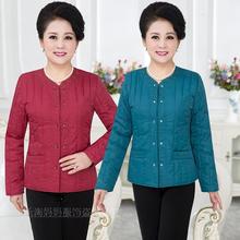 中老年qy妈贴身内穿bk加大码女装短式棉衣轻薄羽绒棉服内胆