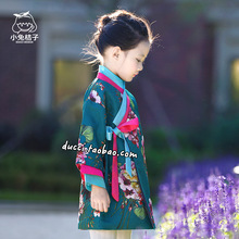 女童汉r2连衣裙旗袍279童装新式宝宝中国风复古中式改良韩服裙女