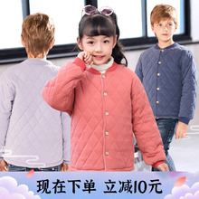 宝宝棉rb加厚纯棉冬yi(小)棉袄内胆外套中大童内穿女童冬装棉服