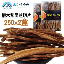 【长白rw紫500ghq】半野生赤灵芝切片泡酒料手工挑选