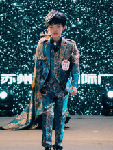 走秀服ry宝宝(小)西服ho童T台花色气质女童时尚礼服主持演出服