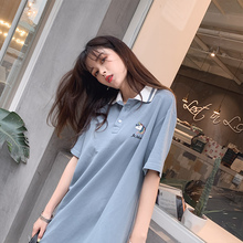谜秀Prylo连衣裙zm20夏装新式韩款宽松学生休闲(小)清新chic裙子潮