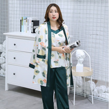 胖公主s6淼淼胖mm6r大码女装2018秋新式睡衣家居服套装200斤
