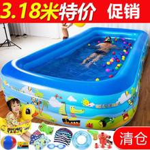 5岁浴s71.8米游c7用宝宝大的充气充气泵婴儿家用品家用型防滑