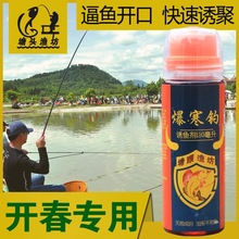 春季低sc钓鱼(小)药野xw打窝料酒米黑坑鲤鱼饵料诱鱼剂春钓(小)药