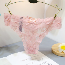 欧美新sh夏季轻薄丁ai内裤女士蕾丝性感诱惑T字裤头学生内裤