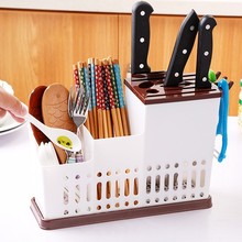 厨房用sh大号筷子筒qs料刀架筷笼沥水餐具置物架铲勺收纳架盒