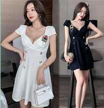 夜店(小)si服新式酒店an浴美容眼师按摩桑拿技师工作服女