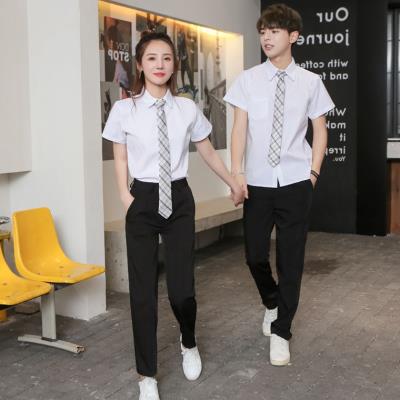 班服套sq学院风韩款zq松制服裙韩国夏季初高中学生毕业学衬衫