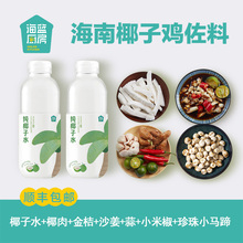 海南鸡sx料配料椰青hc金桔马蹄火锅底汤底白切蘸料包顺丰