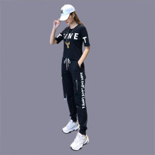 202sx新式运动套hc舞曳步舞衣服夏短袖跳舞女长袖春