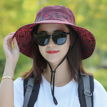 帽子女sx夫帽遮阳防wq帽夏季户外盆帽骑车旅游登山帽钓鱼大檐
