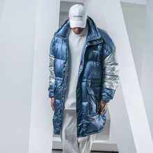 BD健sz站羽绒服男jt尚撞色宽松百搭保暖防风运动工装羽绒服男
