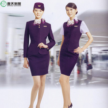 物业客sz工作服女职rx装马甲医院导医服酒店前台空姐服春秋装