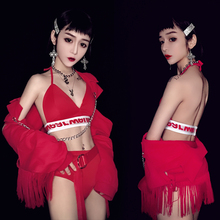 舞依芭t1吧ds演出17夜店dj女歌手性感gogo秀领舞服爵士舞服装