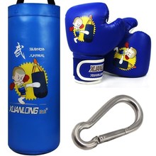 运动沙ta多功能宝宝ao套吊式沙袋。用品打拳(小)孩弹力男孩实心