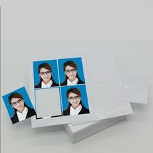 撕相纸td片照直高光yx2压痕证件证件照驾驶员防水带直角背胶1