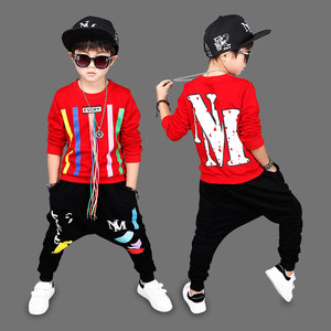 6童装春装2018新款8男童套装儿童9卫衣10岁