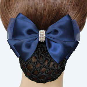 韩版发网套盘头发细网空姐护士职业头花网兜盘