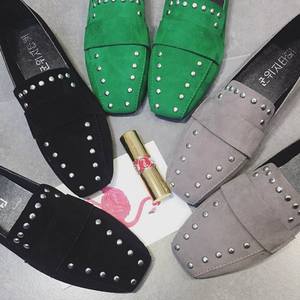 2017夏季新款豆豆鞋女社会百搭 休闲韩版布鞋