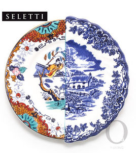 o5意大利seletti 混血系列中西合璧装饰盘设计师样板间 span class=h>