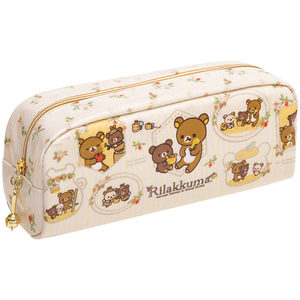 日本原装进口rilakkuma松弛熊/轻松熊 文具笔袋( span class=h>蜜糖 