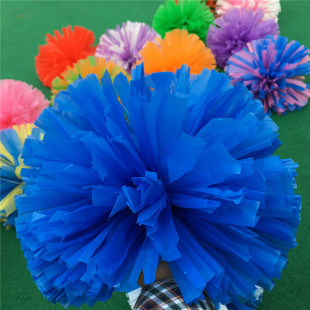 亚光大号啦啦操花球拉拉队手花广场舞健美操彩球舞蹈道具啦啦花球