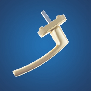 诺托 span class=h>roto /span>内平开上悬执手金色 塑钢平开 span