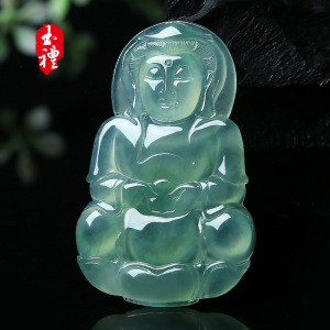 玉观音吊坠男大号图片