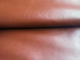 手工diy真皮头层牛皮平纹光面牛皮棕色平纹牛皮皮料面料1.3mm厚