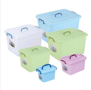 塑料收纳箱大中小号整理箱带盖透明手提箱储物