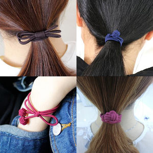 长发绳扎头绳韩版图片