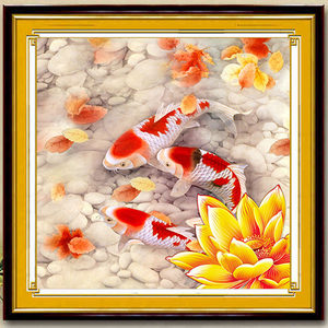 【荷花钻石画图片】荷花钻石画图片大全 - q友网