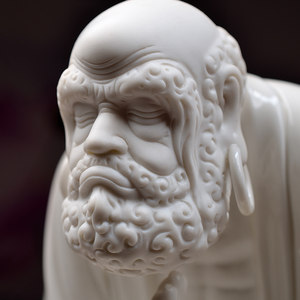 家居会所风水开运禅意佛像摆件陶瓷装饰明心入境达摩雕塑礼品底座