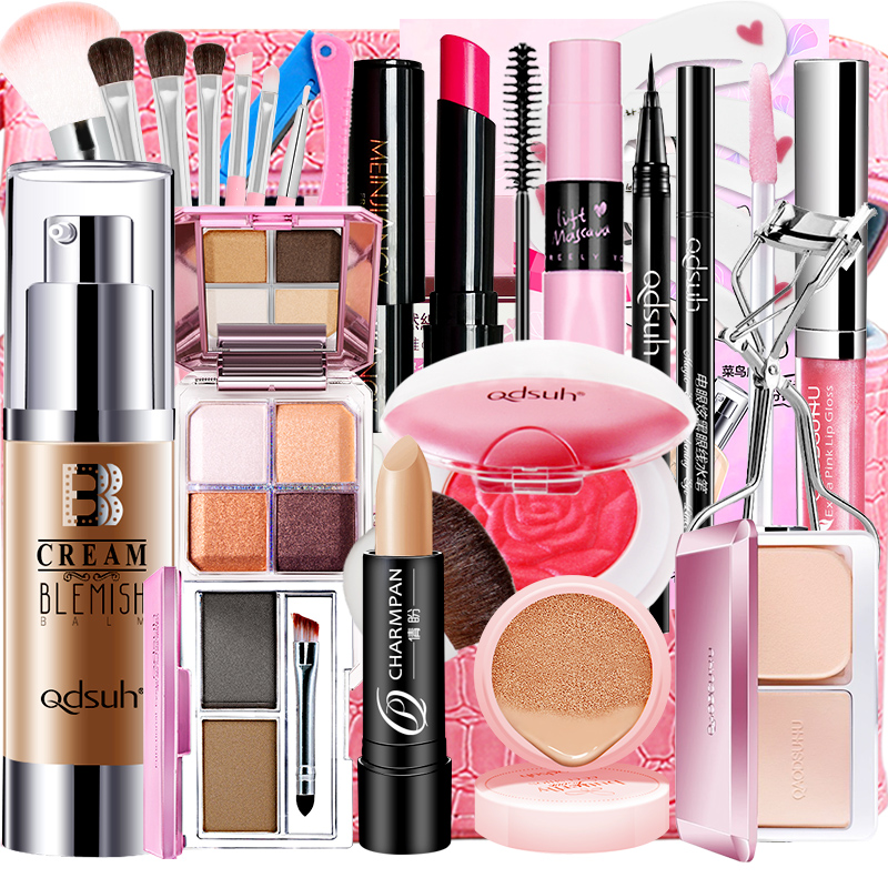 抖音网红化妆品彩妆套装全套组合初学者淡妆美妆学生女生自然正品