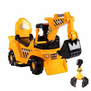 大男孩玩具车可挖土小童小孩电动汽车儿童挖掘