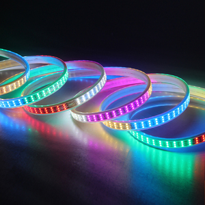 霓虹荧光夜光rgb变光led灯带七彩室内跑马流水装饰广告氛围灯条