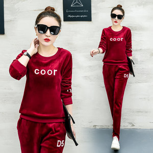 休闲套装女卫衣2018新款秋冬季韩版时尚女装