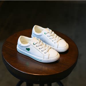 【儿童小白鞋女真皮韩版图片】儿童小白鞋女真