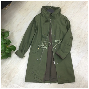 中年妈妈装中长款风衣外套2018春装新款大码